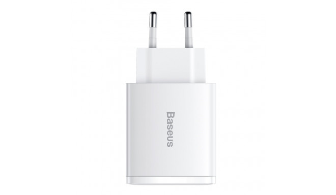 Baseus Compact wall charger PD /30W / 1x USB-C /2x USB