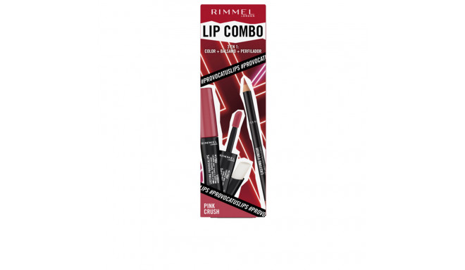 RIMMEL LONDON LIP COMBO PROVOCALIPS LOTE #Mauve Euphoria 2 u