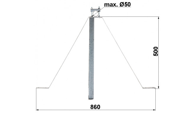 Wall Bracket OMP-50W50