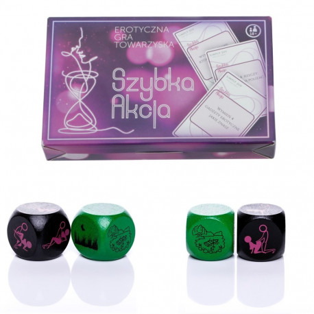 Szybka Akcja kaardimäng ja Ekshibicjonista mängutäringud 2tk