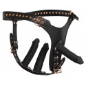 Strap-on z 3 dildami L/XL Bad Kitty