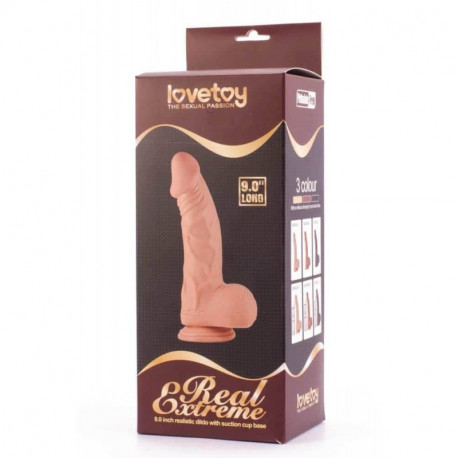Lovetoy dildo Real Extreme imunapaga 23cm