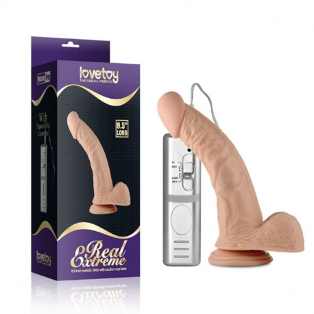 Lovetoy dildo Real Extreme vibratsiooniga iminapaga 22cm