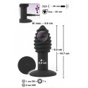 Korek analny Twist 10,7 cm Black Velvets