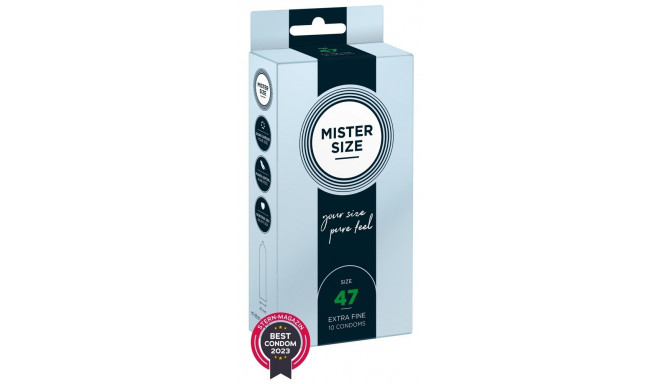 Prezerwatywy 47mm 10 szt. Mister Size