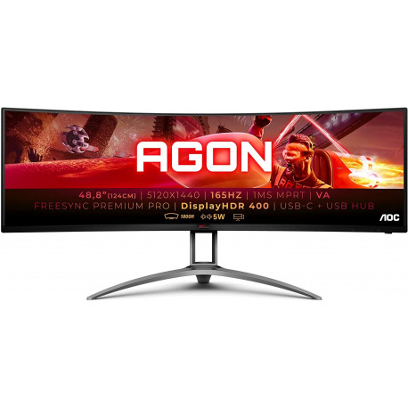AOC AGON AG493UCX2 - 49 - LED - HDMI, DisplayPort, AMD FreeSync