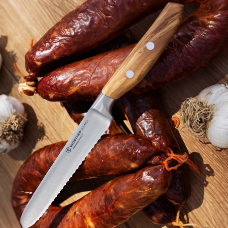 WUSTHOF Amici serrated sausage knife, 14cm
