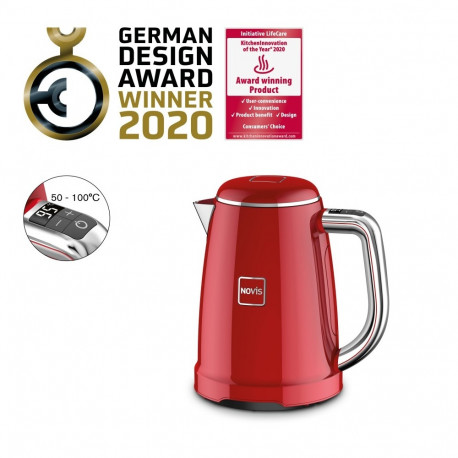 NOVIS KTC1 kettle, red