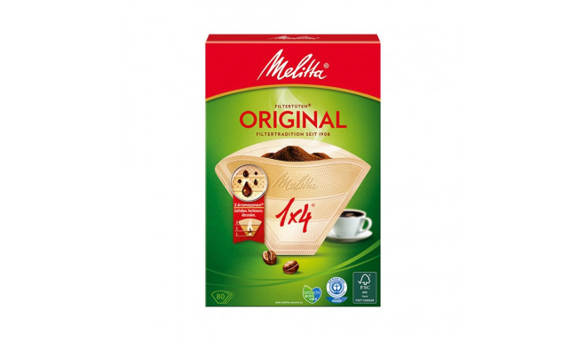 MELITTA Original kavos filtrai, 1X4, 80 vnt.