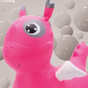 Skoczek gumowy dla dzieci DINIO do skakania 59 cm różowy z pompką