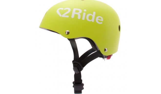 Kask rowerowy dla dzieci TRACKER - Love 2 RIDE, rozm. S, 50-54 cm z lampką LED i klipsem magnetyczny