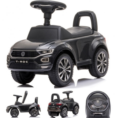 Jeździk pchacz chodzik dla rocznego dziecka Volkswagen T-Roc czarny