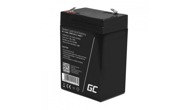 Rechargeable battery AGM 6V 5Ah Maintenancefree for UPS ALARM