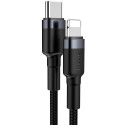 Baseus Cafule Cable Type-C to iP PD 18W 1m Gray+Black