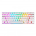 Wireless mechanical keyboard Motospeed SK62 White (blue switch)
