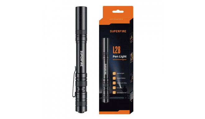 Superfire L28 flashlight, 121 lm, 5W, 52 m, 5 modes