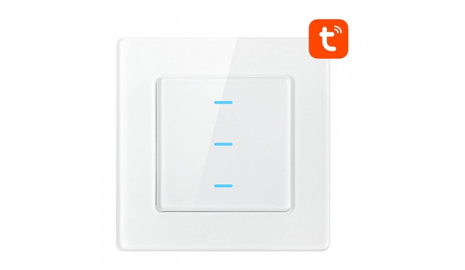 Smart Light Switch WiFi Avatto N-TS10-W3 3 Way TUYA (white)