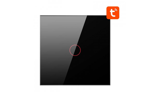 Smart Light Switch ZigBee Avatto ZTS02-EU-B1 1 Way TUYA (black)