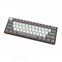 Wireless Mechanical Keyboard Delux KM33 BT RGB (grey&white)