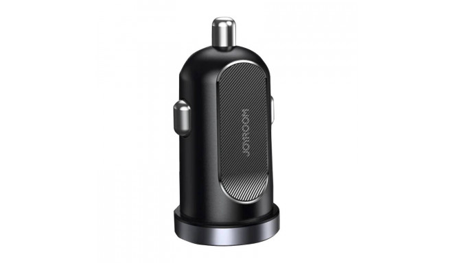 Car charger Joyroom C-A08, 1x USB QC3.0, 1x USB-C PD 30W (black)