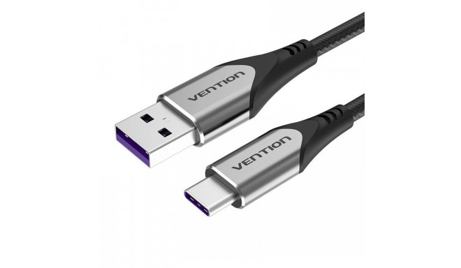 Cable USB-C to USB 2.0 Vention COFHG FC 5A 1.5m (grey)