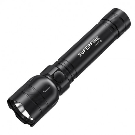 Superfire GTS6 flashlight, 360 lm, USB-C, 7W, 5 modes, 150m