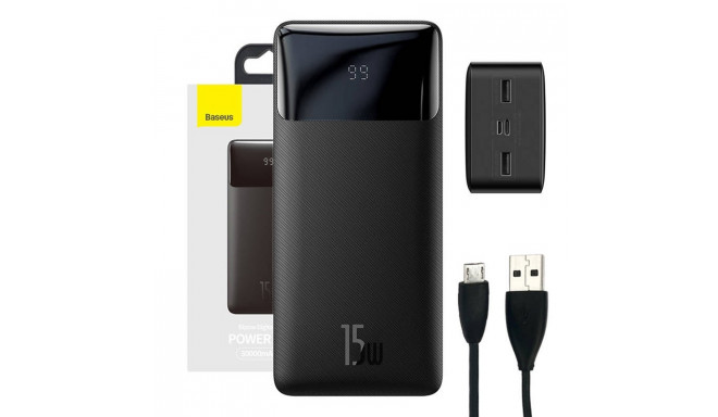 Powerbank Baseus Bipow 30000mAh,15W (black)