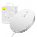 Magnetic Wireless Charger Baseus Simple Mini3 15W (Silver)