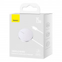 Magnetic Wireless Charger Baseus Simple Mini3 15W (Silver)