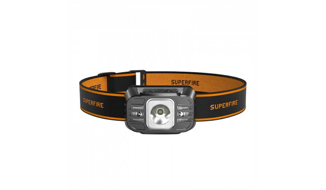Superfire HL75-X headlamp, 220 lm, USB, 7 modes, 120 m