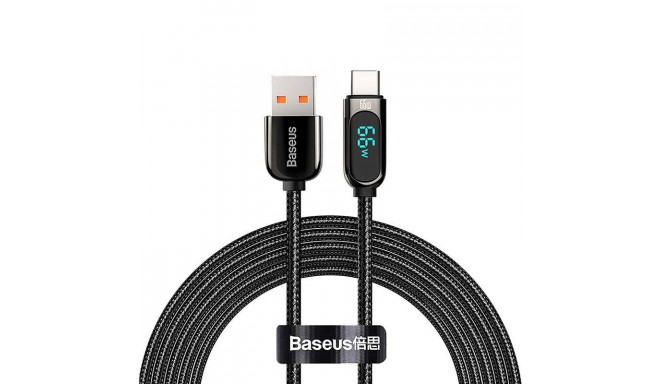 Baseus Display Cable USB to Type-C, 66W, 1m (black)