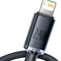 Baseus Crystal Shine cable USB to Lightning, 2.4A, 2m (black)