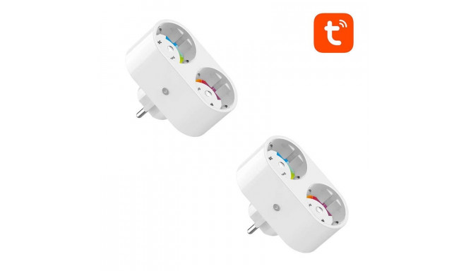 Gosund SP211 dual WiFi smart socket, 2 pieces 3500W (two-pack) Tuya