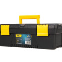 Plastic Tool Box Deli Tools EDL432412, 12'' (yellow)