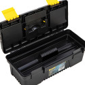 Plastic Tool Box Deli Tools EDL432412, 12'' (yellow)