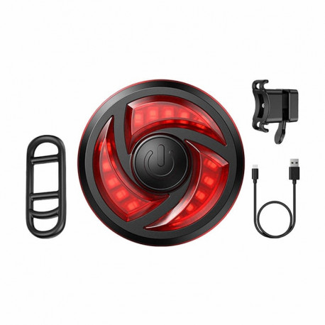 Superfire BTL02 rear bike light, USB, 330mAh