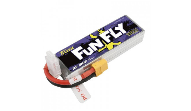Tattu Funfly 1800mAh 11.1V 100C 3S1P XT60 battery