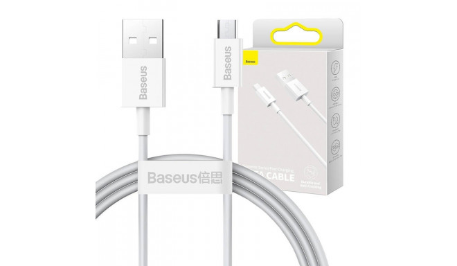 Baseus Superior Series Cable USB to micro USB, 2A, 1m (white)