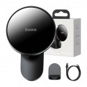 Baseus Big Energy car mount with wireless charger 15W for Iphone 12 / Iphone 13 (Black)