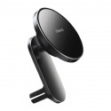 Baseus Big Energy car mount with wireless charger 15W for Iphone 12 / Iphone 13 (Black)