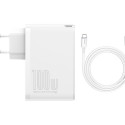 Travel Charger Baseus GaN2 Pro Quick  2x USB + 2x USB-C, 100W, EU (white)