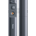 Baseus Orange Dot Multifunctionale remote control for presentation, with a laser pointer - gray