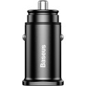 Baseus Square Car Charger 2xUSB QC3.0 5A 30W (Black)