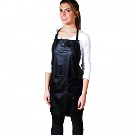 Apron Eurostil Delantal Negro Black
