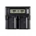 Newell DC-LCD two-channel charger for LP-E6 batteries