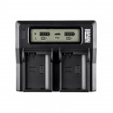 Newell DC-LCD two-channel charger for NP-FP, NP-FH, NP-FV series batteries