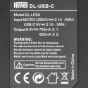 Newell DL-USB-C dual channel charger for LP-E8