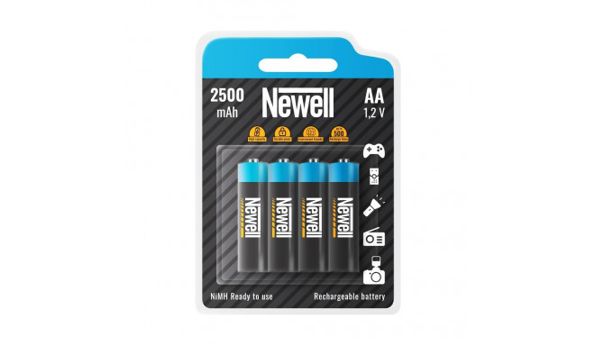 Newell Rechargeable NiMH AA 2500 x4