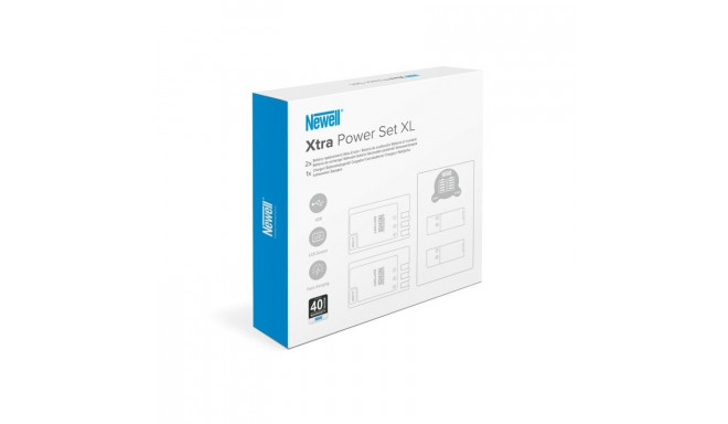 Dual-channel charger set and two EN-EL15b batteries Newell DL-USB-C  for Nikon