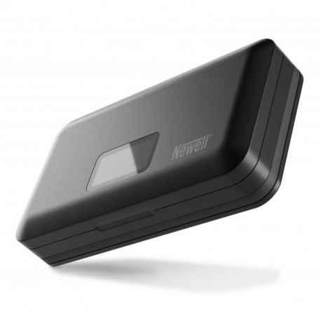Newell LCD dual-channel charger with power bank and SD card reader for EN-EL15 batteries for Nikon